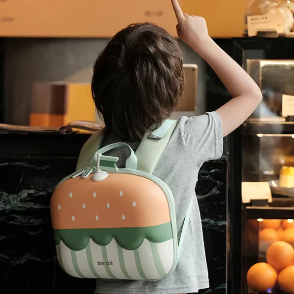 Zoyzoii®B18 Delicious Series Backpack(Cheeseburger)
